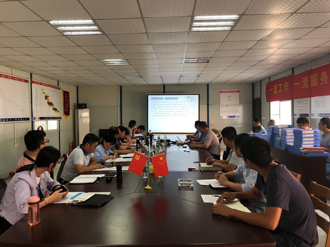 公司開展沱澮河項(xiàng)目部2018年三季度項(xiàng)目管理檢查 公司開展沱澮河項(xiàng)目部2018年三季度項(xiàng)目管理檢查